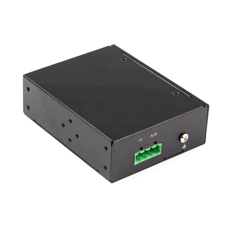 StarTech.com Industrial Ethernet Media Converter RJ45, SFP, 1000Mbps, Full Duplex, -40°C to 75°C 