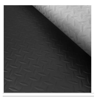 RS PRO Black Anti-Slip Flooring Roll, Polyvinyl Chloride, Anti-Slip Finish, 10m x 2m x 2mm, 221-7927