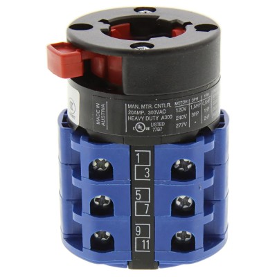 Kraus & Naimer Cam Switch 3 Position, 3 Poles, 60° Angle, 48×48mm, IP65/IP42, CA10.A216/GBA001.*FT