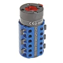 Kraus & Naimer Cam Switch 3 Positions, 6 Poles, 60° Throw, 20A, Screw Terminal, IP42/IP65, 690V CA10.A362/GBA001.*FT