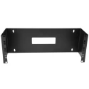 StarTech.com 4U Steel Server Rack Rodless Actuator, Hinged, Wall Mounting Bracket, 520mm Depth, 198mm Width WALLMOUNTH4