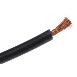 Hew Heinz Eilentropp SIFF Series Black Hook Up Wire, 13 AWG, 651 x 0.07 mm Strands, 5 m Silicone Rubber, 1.5kV 13435-01-005