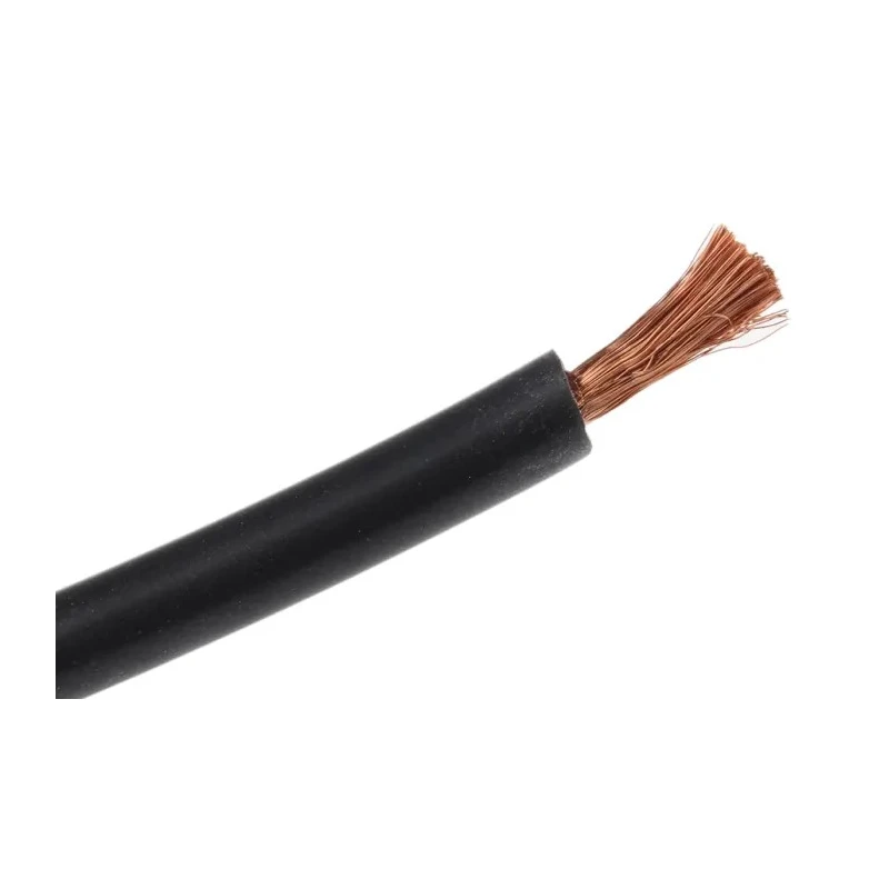 Hew Heinz Eilentropp SIFF Series Black Hook Up Wire, 13 AWG, 651 x 0.07 mm Strands, 5 m Silicone Rubber, 1.5kV 13435-01-005