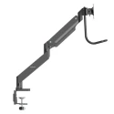 StarTech.com Desk Mount Black Monitor Arm, VESA 75x75/100x100, 8kg Load Capacity ARMSLIMDUAL2USB3