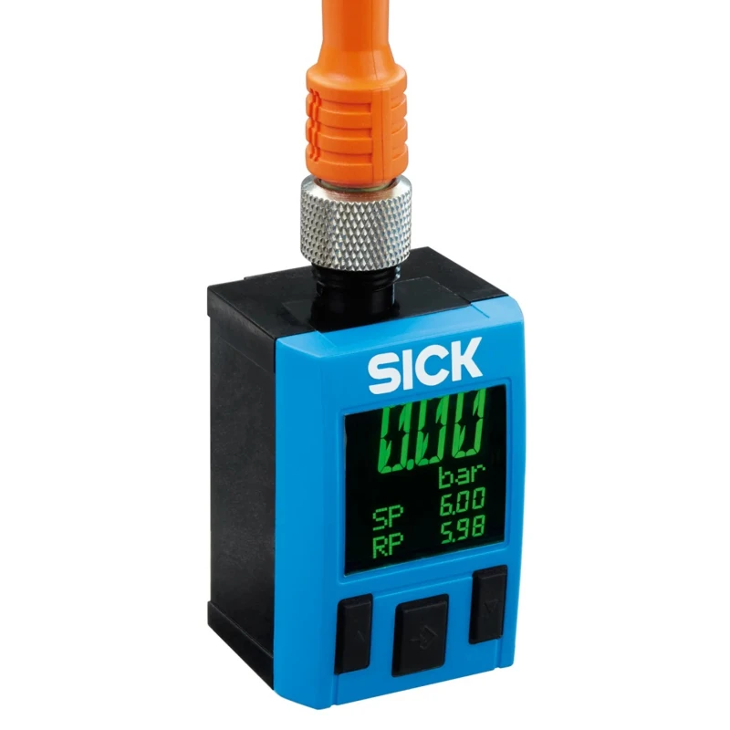 SICK PAC50-DCC Pressure Switch 0–10 bar, PNP/NPN/Push-Pull Output, 30V DC, Analogue Output, DIN Rail PAC50-DCC / 1062991