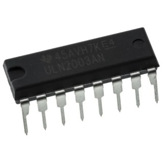 Texas Instruments 7-Channel NPN Darlington Transistor Array, 500 mA 50 V, Through Hole, 16-Pin PDIP ULN2003AN