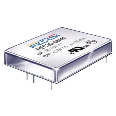 Recom DC/DC Converter 12V DC 2.5A, 24V DC/18V Input, 30W, Through Hole, -40°C to 85°C REC30