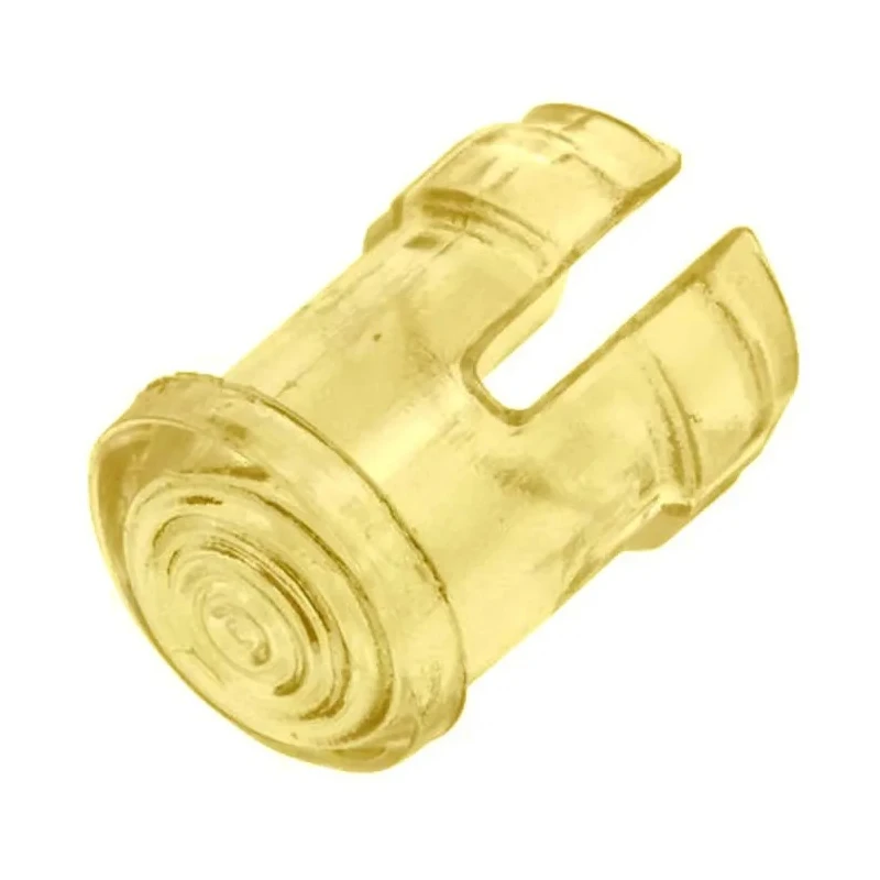 Visual LED Lens for Through-Hole LEDs, Yellow, 3mm, Polycarbonate, Low Profile SMB 200 YTP