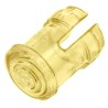 Visual LED Lens for Through-Hole LEDs, Yellow, 3mm, Polycarbonate, Low Profile SMB 200 YTP