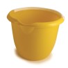 RS PRO 10L Plastic Yellow Bucket with Handle 222-8510