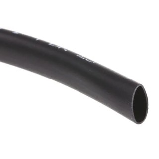 TE Connectivity Black Elastomer Heat Shrink Tubing 19mm Sleeve Diameter, 75m Length, 2:1 Shrink Ratio DR-25-TW-3/4-0-SP