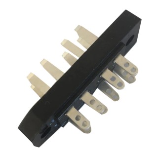 Telegartner DIN 41612 Connector, 8-Way, 2 Row, Straight Male, Cable Mount, Polycarbonate Housing, Silver Plated J00044A0910