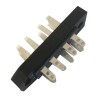 Telegartner DIN 41612 Connector, 8-Way, 2 Row, Straight Male, Cable Mount, Polycarbonate Housing, Silver Plated J00044A0910