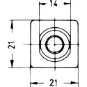 Telegartner Strain Relief Grommet for 30/39 Housing Black B00082A0943