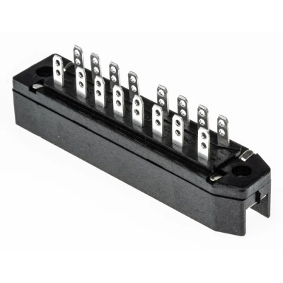 Telegartner DIN 41612 Connector, 16-Way, 2 Row, Straight Female, Polycarbonate Housing, J00041A0915