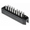 Telegartner DIN 41612 Connector, 16-Way, 2 Row, Straight Female, Polycarbonate Housing, J00041A0915