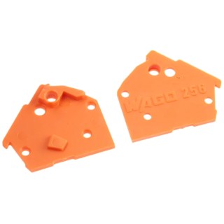 WAGO Polyamide 66 End Plate for PCB Terminal Blocks & Pluggable Connectors 256-600