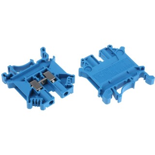 Phoenix Contact UK 5 N BU Series Feed-Through Terminal Block, Blue, Screw Termination, 32A, 800V, 1-Level 3004388