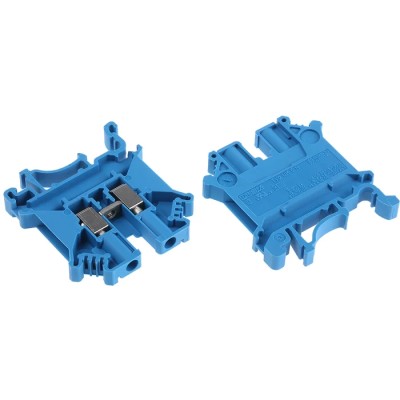 Phoenix Contact UK 5 N BU Series Feed-Through Terminal Block, Blue, Screw Termination, 32A, 800V, 1-Level 3004388