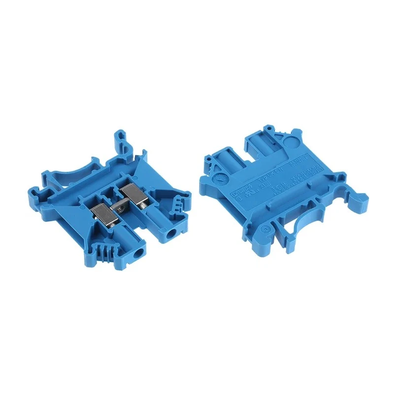 Phoenix Contact UK 5 N BU Series Feed-Through Terminal Block, Blue, Screw Termination, 32A, 800V, 1-Level 3004388
