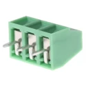 Phoenix Contact MKDS 1/3-3.81 Series Straight Wave Soldering Mount PCB Terminal Block, 3 Contacts, 3.81 mm Pitch 1727023