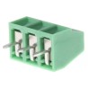 Phoenix Contact MKDS 1/3-3.81 Series Straight Wave Soldering Mount PCB Terminal Block, 3 Contacts, 3.81 mm Pitch 1727023