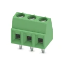 Phoenix Contact MKDS 1/3-3.81 Series Straight Wave Soldering Mount PCB Terminal Block, 3 Contacts, 3.81 mm Pitch 1727023