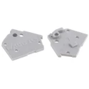 WAGO Polyamide 66 End Plate for PCB Terminal Blocks & Pluggable Connectors 256-100