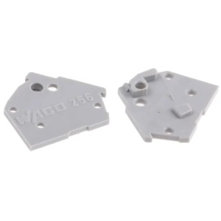 WAGO Polyamide 66 End Plate for PCB Terminal Blocks & Pluggable Connectors 256-100