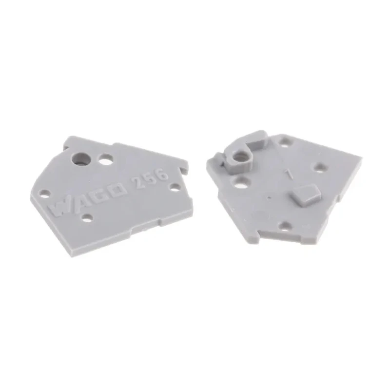 WAGO Polyamide 66 End Plate for PCB Terminal Blocks & Pluggable Connectors 256-100