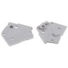 WAGO Polyamide 66 End Plate for PCB Terminal Blocks & Pluggable Connectors 256-100
