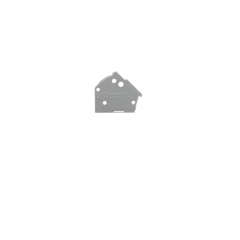WAGO Polyamide 66 End Plate for PCB Terminal Blocks & Pluggable Connectors 256-100