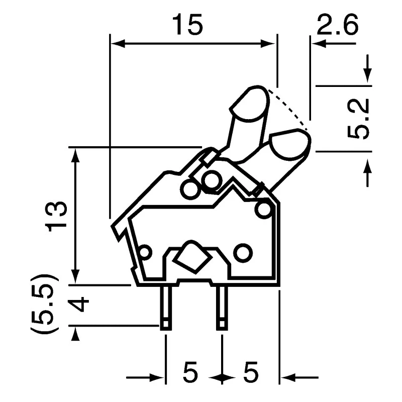 WAGO Polyamide 66 End Plate for PCB Terminal Blocks & Pluggable Connectors 256-100