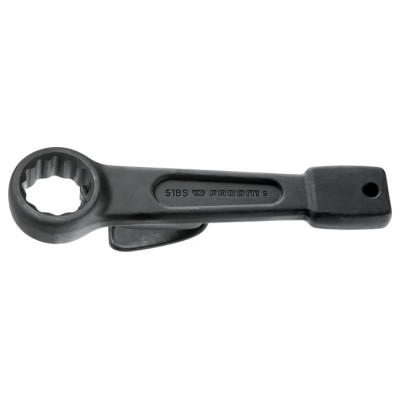 Facom Slogging Spanner Height Safe Single Ended 24 mm, 180 mm Black Phosphate Finish 51BS.24