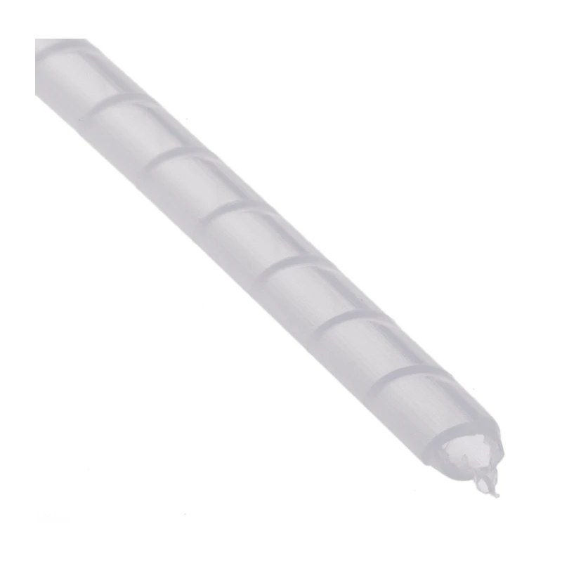 Essentra Spiral Cable Wrap Polyethylene, Natural Colour, 15mm Bundle Diameter, 2.3mm Cable Diameter, 0.6mm SP-2-NAT (50 M)