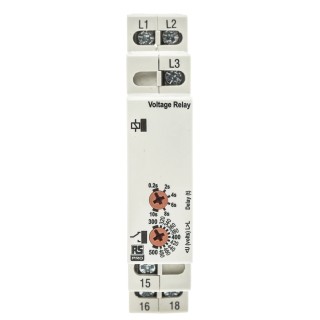 RS PRO Monitoring Relay 3 Phase 280/520 V AC Monitor Range SPDT DIN Rail 8A 102-6136
