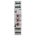 Broyce Control LMMT Series DIN Rail Timer Relay, 2-Contact, DPDT, Multifunction, 230V DC/230V AC/24V AC, 0.1 s to 102-6123