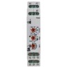 Broyce Control LMMT Series DIN Rail Timer Relay, 2-Contact, DPDT, Multifunction, 230V DC/230V AC/24V AC, 0.1 s to 102-6123