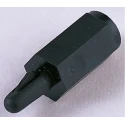 Essentra High Nylon PCB Support Pillar, 25 mm Height, M3 Internal Thread, 4 mm Snap-in PCB Hole, TCBN-T1-M3-8-25
