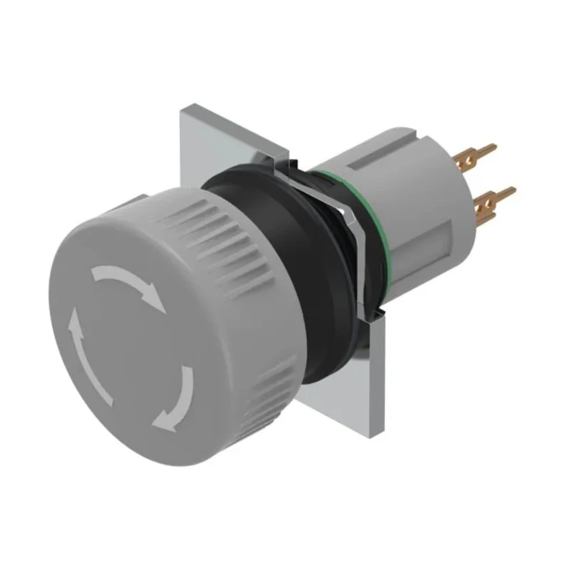 EAO 51 Series Maintained Emergency Stop Push Button, 16 mm Cutout, SPDT 51-252.0268