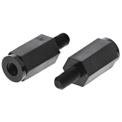 Essentra Nylon Standoff 15mm Length, Hex, Male/Female, 8mm Across Flats HTSN-M4-15-8-2