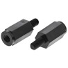 Essentra Nylon Standoff 15mm Length, Hex, Male/Female, 8mm Across Flats HTSN-M4-15-8-2