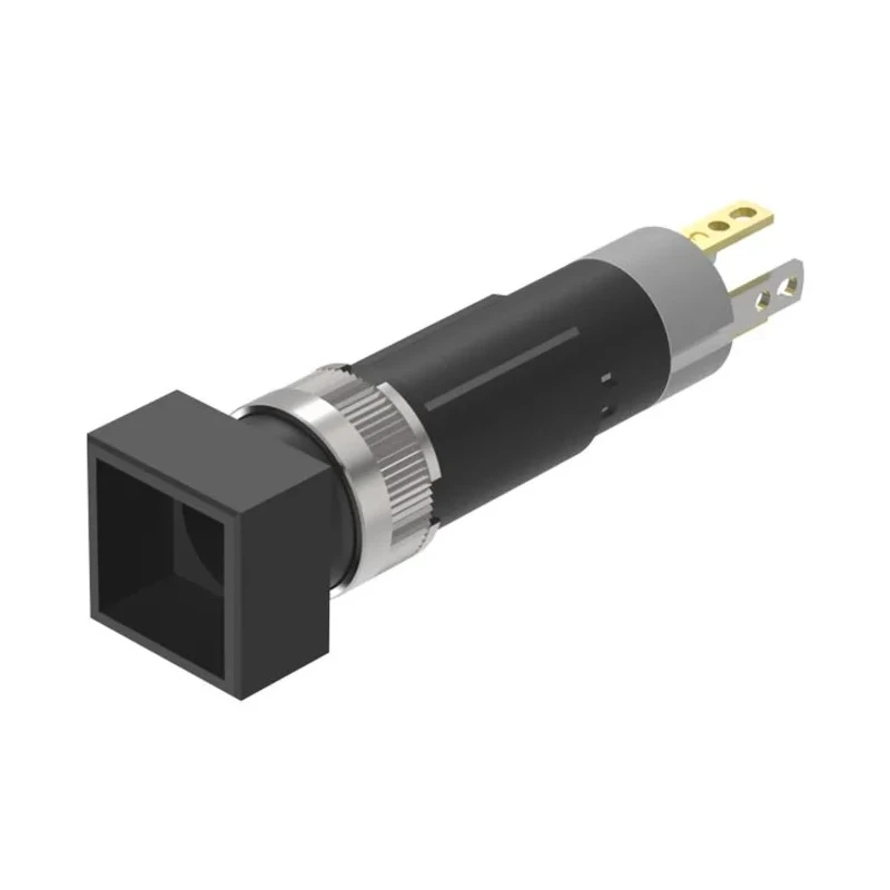 EAO Modular Switch Actuator, Push Button, Square Black Bezel, Plastic, For 19 Series 19-159.015