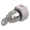 EAO Series 74 3-Position Key Switch Head, Maintained, IP65, 22.3 mm Cutout 704.116.0