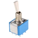 APEM Toggle Switch Panel Mount On-On 3PDT Solder Terminal 30V DC 250V AC 5656A9
