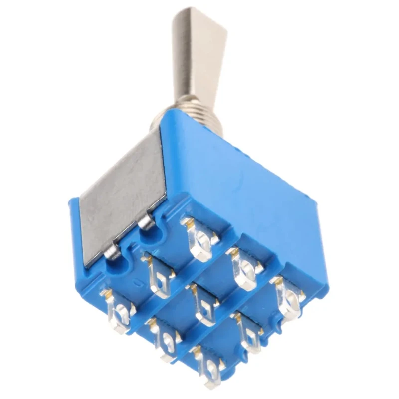 APEM Toggle Switch Panel Mount On-On 3PDT Solder Terminal 30V DC 250V AC 5656A9