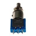 APEM 8000 Series Miniature Push Button Switch Latching Panel Mount SPDT 30V DC 125V AC Silver Actuator 8636A