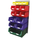 RS PRO Polypropylene Louvre Panel Storage Unit, 457 mm x 946 mm x 457 mm 223-7462