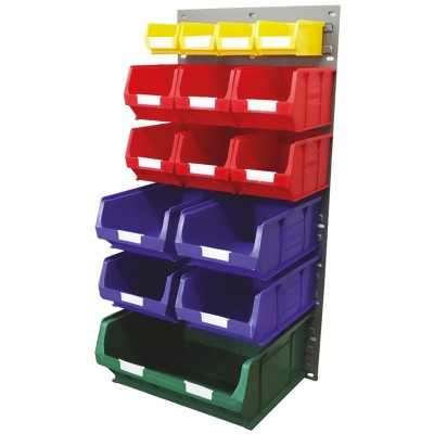 RS PRO Polypropylene Louvre Panel Storage Unit, 457 mm x 946 mm x 457 mm 223-7462