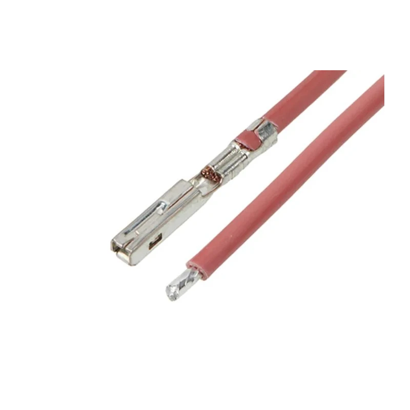 Molex Female Connector Pre-Crimped Lead, 300 mm, Red, MX150 Series, 14V, Unterminated 2163012104